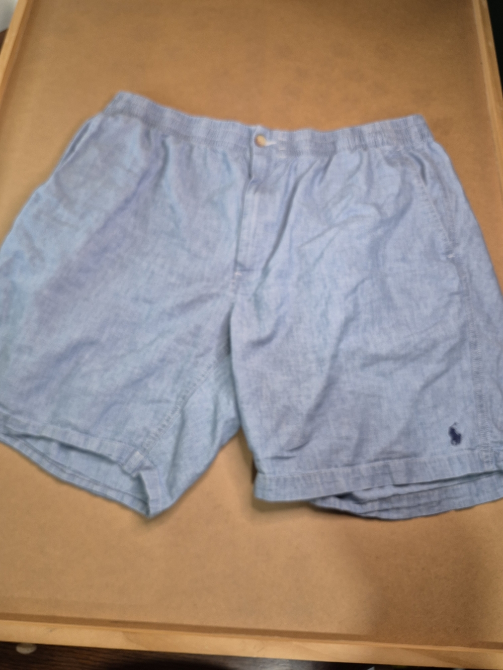Polo by Ralph Lauren Light Blue Chambray Men's Shorts 3332/1163